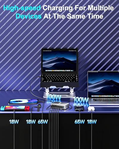 440W USB C Fast Charger Block (440W / Black)
