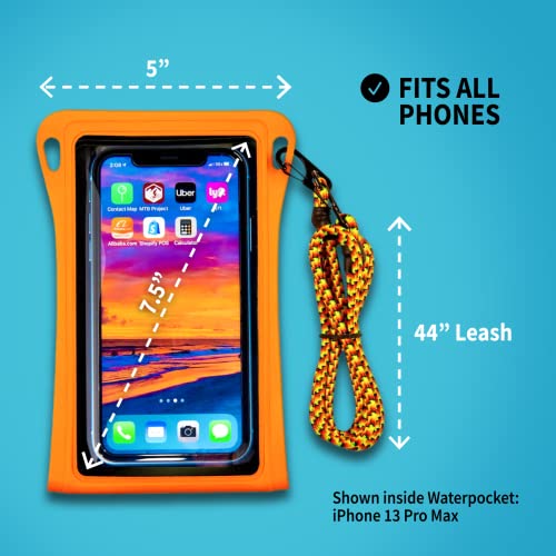Waterproof Phone Pouch w (Black)