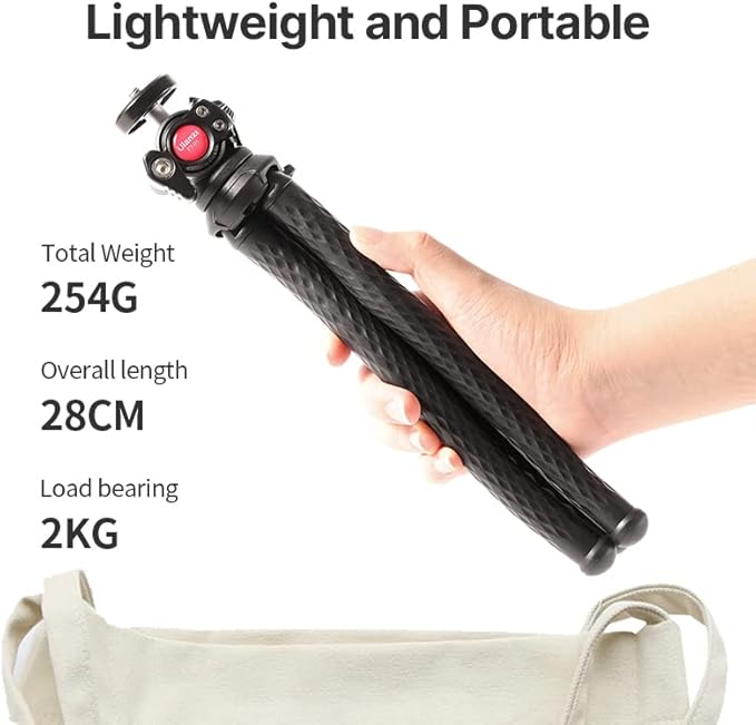 ULANZI FT-01 Phone Tripod with Holder, Mini Camera Flexible Tripod Stand with - Image 7