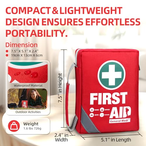 First Aid Kit (Red / 175 Piece Set)