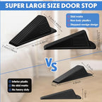2 Pcs Jumbo Door Stoppers Heavy Duty Rubber Doorstop