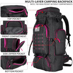 Hiking Backpack for Men 70L (70l-blackrose)