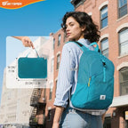 Small Packable Hiking Backpack 20L Anti (Cyan)