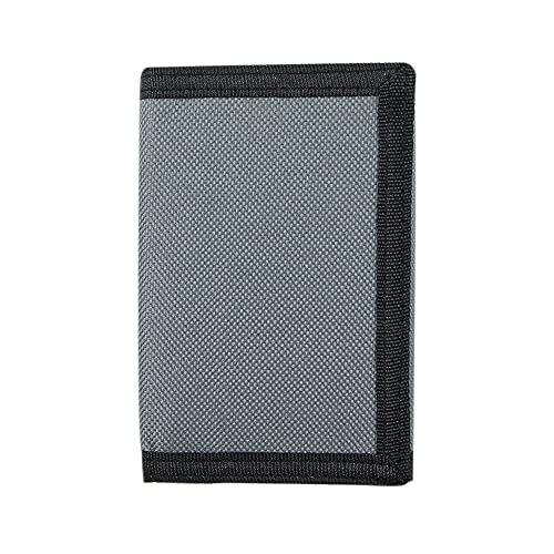 RFID Blocking Canvas Wallet for Men and Women (Grey)