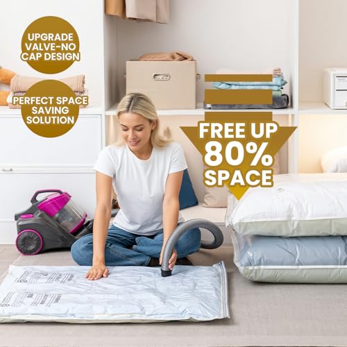 4 Pack Vacuum Storage Bags (4 Jumbo)