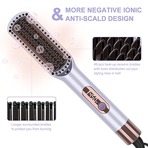Hair Straightener and Curler (Purple)