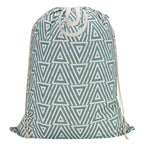Canvas Laundry Bag with Handles & Drawstring 30"Wx35"H (Geom SlateGreen L+ / L+ 30"Wx 35"H┃1 Pack)