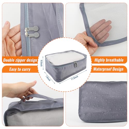 6Pack Small Mesh Packing Cubes Travel (12 PACK)