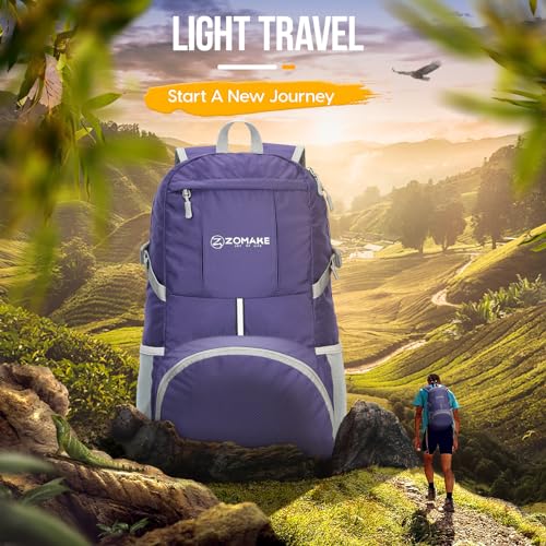 Lightweight Packable Backpack 35L (35L / C-purple)
