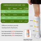 Viscose Made from Bamboo Compression Socks for Pregnant Women 20 (Small / 4 Pair-white)