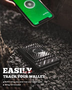 Pop Up Wallet Compatible with AirTag (CF Black)
