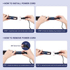 Hair Straightener and Curler (Prussian Blue)