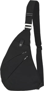 Light And Slim Crossbody Sling Bag Unisex Water Resistant Anti-Theft Shoulder by Carfany