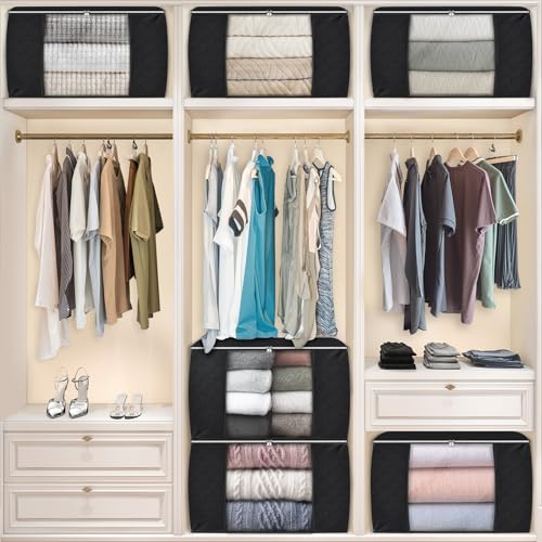 90L Clothes Storage (6 Pack-90l / Black)