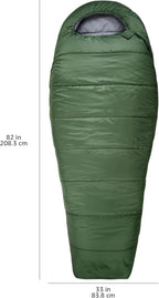 Amazon Basics 20°F Cold Weather Mummy Sleeping Bag, 82 Inches x 33 Inches - Image 7