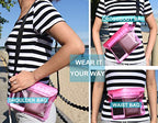 Waterproof Pouch with Waist Strap (Pink & Case)
