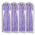 Garment Bags for Long Dress Wedding Dress Bags for Gowns Long 72 in (72"-4pcs)