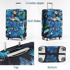Travelkin Suitcase Covers For Luggage Tsa Approved Luggage Covers Protector (Paradise / L)
