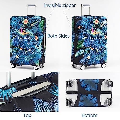 Travelkin Suitcase Covers For Luggage Tsa Approved Luggage Covers Protector (Paradise / L)