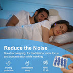 Ear Plugs for Sleeping (Black Blue Purple)