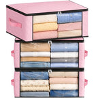 35L Closet Organizers (3 Pack-35l / Pink)