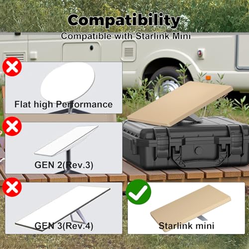 Starlink Mini Protective Cover Case (khaki)