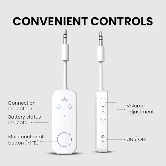 Avantree Relay - Airplane Bluetooth 5.3 Adapter - Image 6