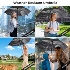 Compact Travel Umbrella (Eiffel Tower (Auto) / 44 inches)