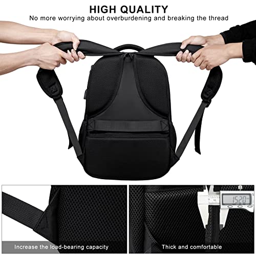 School Backpack for Teen Boys (15.6 inch / Black1)