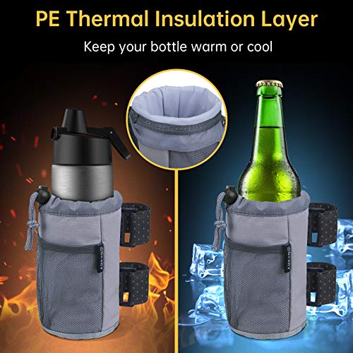 2Pack Cup Holder for Bike (Gray)
