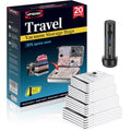 Travel Vacuum Bags for Luggage with Portable Electric Pump (20 Combo)
