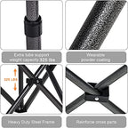 Mesh Folding Camping Chairs for Adults (Vermilion)