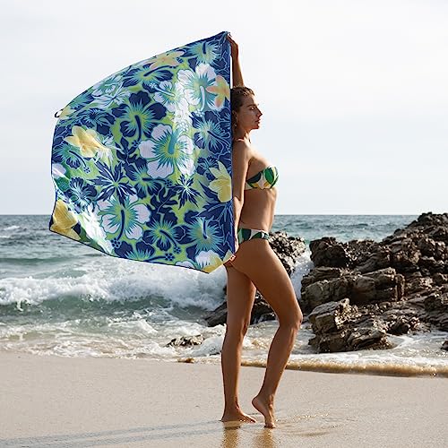 Quick Dry Microfiber Beach Towel (Hawaii / Extra Large 78x35")