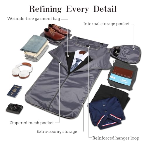Garment Duffle Bags for Travel (Green)