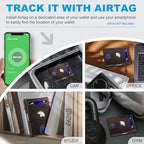 Airtag Wallet for Men (Sauce Coffee133)