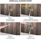 Door Stopper, One-Touch semi-Automatic Metal Door Stopper, - Image 7