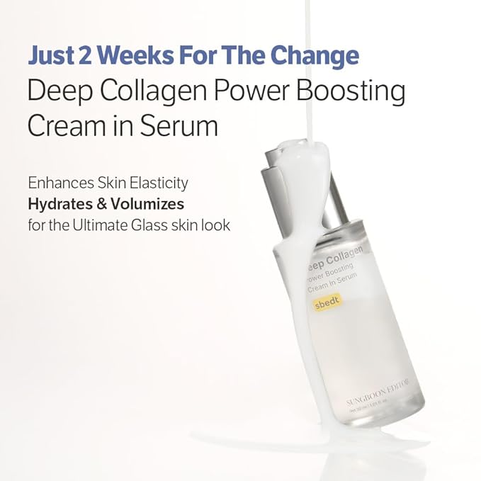 SUNGBOON EDITOR Intensive Collagen Care Trio | for Fine Lines, skin elasticity care, Dry Skin | Silk Peptide Intensive firm-looking-looking/Plump-looking Ampoule&Retinol Capsule Cream&Deep Collagen