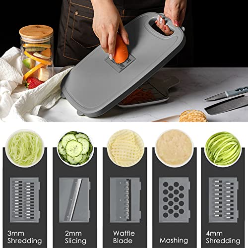 Collapsible Camping Cutting Board (Blue Gray)