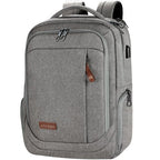 Laptop Backpack Computer Backpack 17.3 Inch for Men (17.3 Inch / Grey)