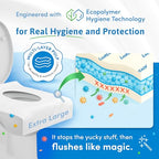 Toilet Seat Covers Disposable Flushable (30 pack)