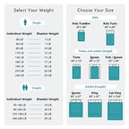Weighted Blanket (16-white Checkered Pattern / 60" x 80" | 15lbs)