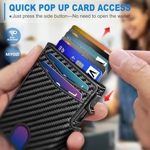 Wallet for Men (Carbon Fiber Black021)