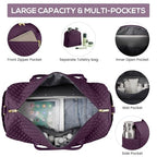 Travel Weekender Duffle Bags for Women (6-Dark Purple / X-Large)