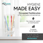 1000 Pack Disposable Toothbrushes with Toothpaste (1000 Pack)