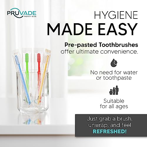 1000 Pack Disposable Toothbrushes with Toothpaste (1000 Pack)