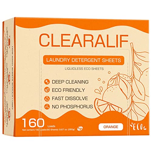 Laundry Detergent Sheets Up to 160 Loads (80 Count (Pack of 1))