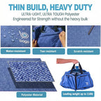 Travel Duffle Bag for Women & Men. Medium Duffel Bag for Traveling (40L / SnowDepBlue)