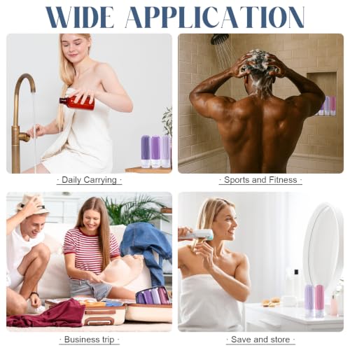 Travel Bottles for Toiletries (PURPLE)
