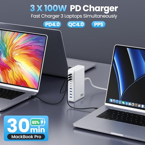 730W USB C Charger Block (730W / A-White)