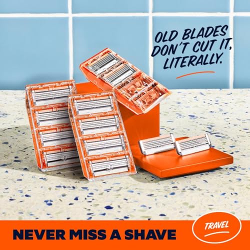 Travel Shave Set (Black / 1 Count (Pack of 4))